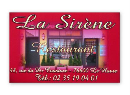 Restaurant la Sirène au Havre
