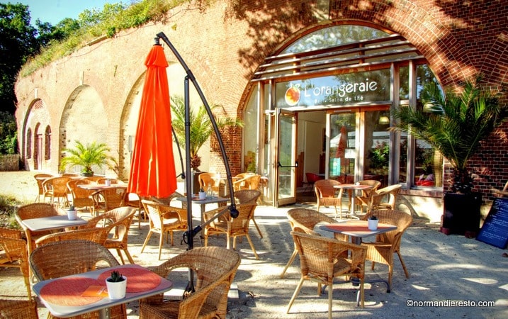 La terrasse de l'orangeraie