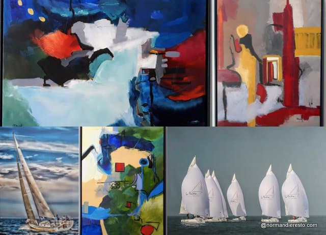 Exposition toiles et photos au restaurant